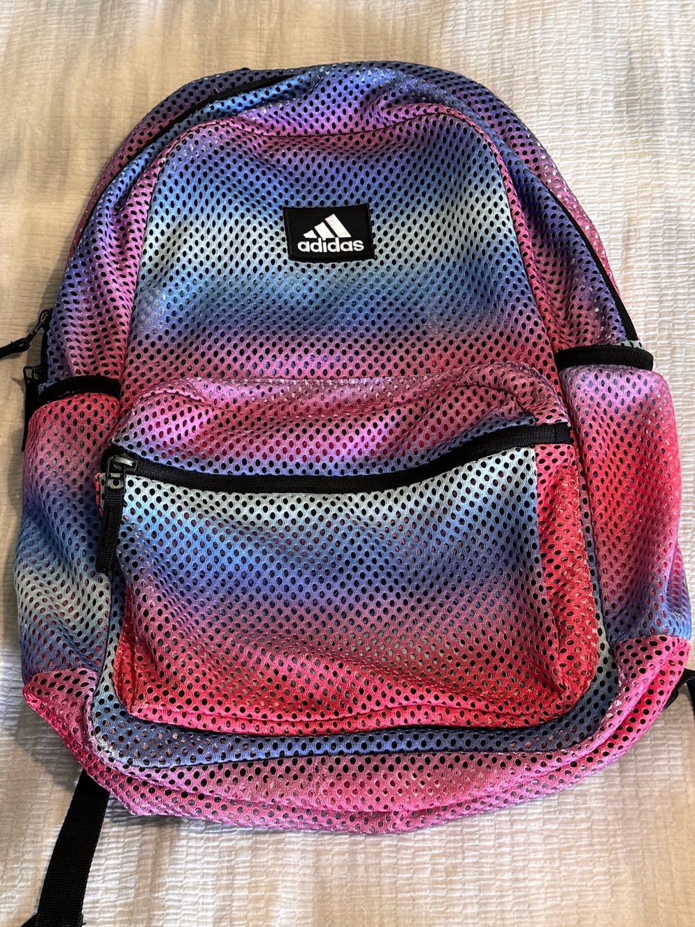 Pink Purple Adidas Mesh Backpack 🩷💜